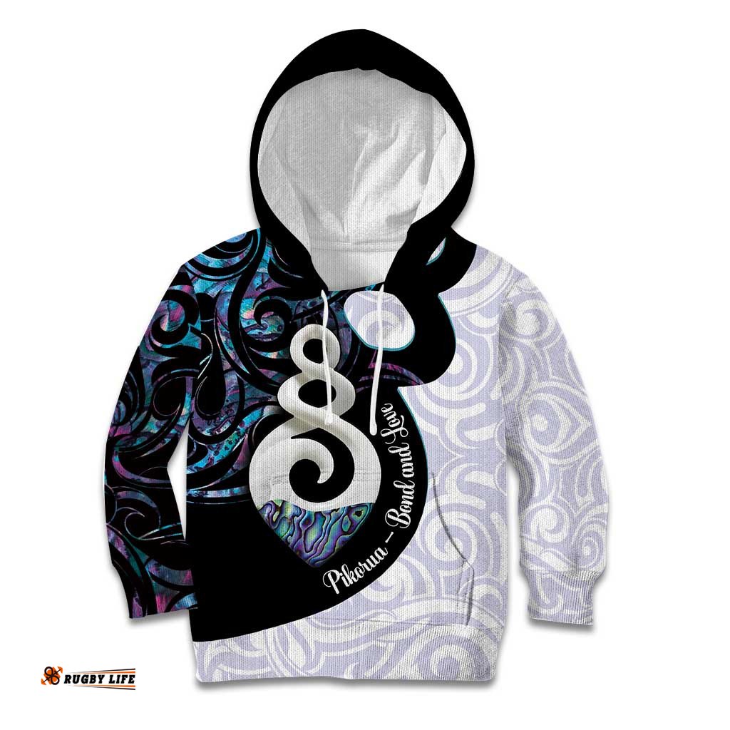 Aotearoa Pikorua Kid Hoodie NZ Twist - Bond And Love LT14