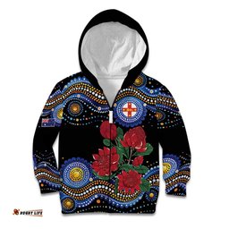 Australia New South Wales Waratahs Kid Hoodie Aboriginal Dot Art LT9