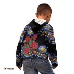 Australia New South Wales Waratahs Kid Hoodie Aboriginal Dot Art LT9