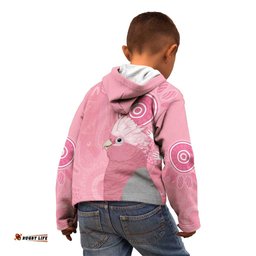 Australia Breast Cancer Awareness Kid Hoodie Galah Faith Hope Love Pink Month LT14