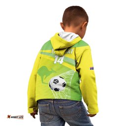 Custom Australia Soccer 2026 Kid Hoodie Come On Matildas LT14