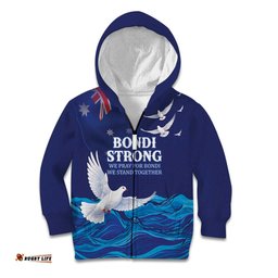 Bondi Beach Pray For Australia Personalised Kid Hoodie LT9