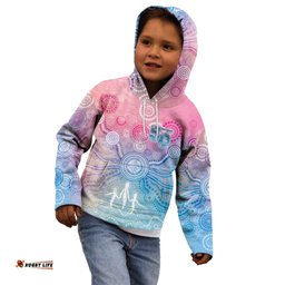 Australia NAIDOC Week 2026 50 Years Deadly Kid Hoodie Celestial Glows LT7