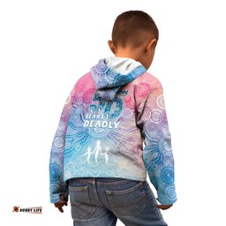Australia NAIDOC Week 2026 50 Years Deadly Kid Hoodie Celestial Glows LT7