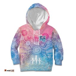 Australia NAIDOC Week 2026 50 Years Deadly Kid Hoodie Celestial Glows LT7