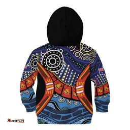 Australia Victoria State Kid Hoodie Peace and Prosperity LT9