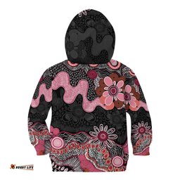 Australia NAIDOC Week 2026 Kid Hoodie Aboriginal Contemporary Art LT7