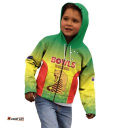 Australian Tasmania Lawn Bowls Custom Kid Hoodie Aussie Minimalist Style LT9