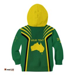 Australia Day 26 January Personalised Kid Hoodie With National Color LT9