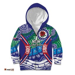 Australia New South Wales Kid Hoodie NSW Orta Recens Quam Pura Nites LT9