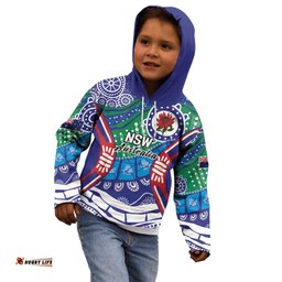 Australia New South Wales Kid Hoodie NSW Orta Recens Quam Pura Nites LT9