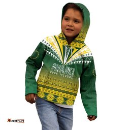 Cook Islands Rugby Custom Kid Hoodie Kuki Avaiki LT7