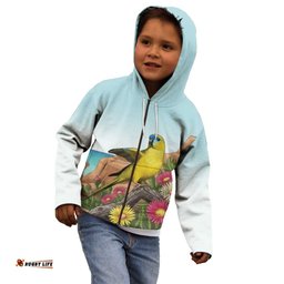 Australia Rock Parrot Kid Hoodie Pigface Carpobrotus Rocky Island Vibes LT14