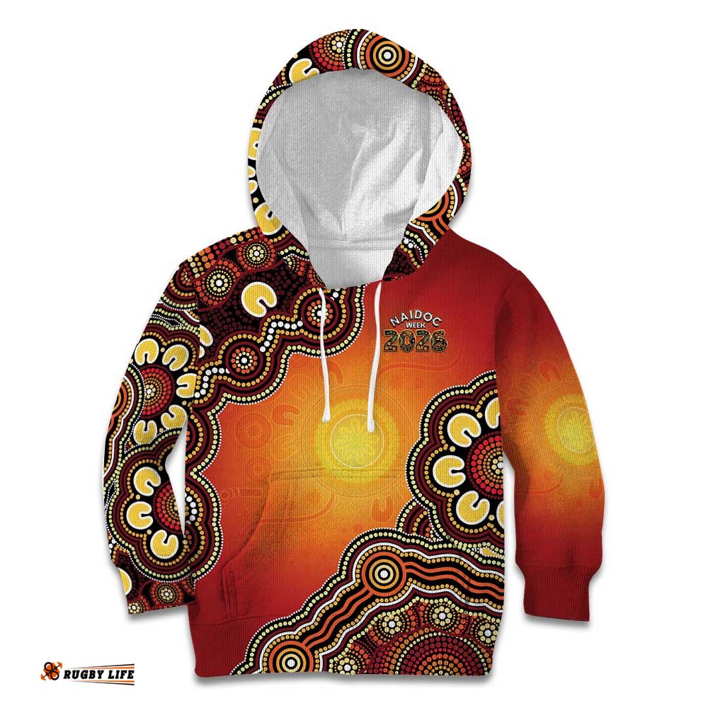Australia Indigenous NAIDOC Week 2026 Kid Hoodie 50 Years Of Deadly LT05