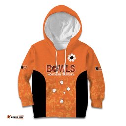 Australian Northern Territory Lawn Bowls Custom Kid Hoodie Aussie Minimalist Style LT9