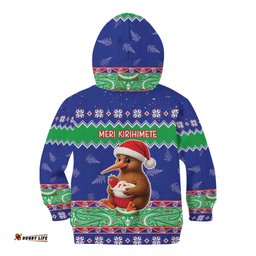 New Zealand Christmas Kid Hoodie Have Yourself A Kiwi-tastic Christmas LT05