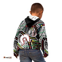 NAIDOC 50 Years of Deadly Personalised Kid Hoodie Aboriginal Dot Art LT9