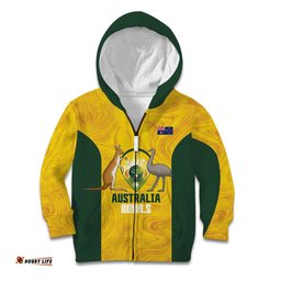 Custom Bowls Australia Kid Hoodie Marble National Color LT14