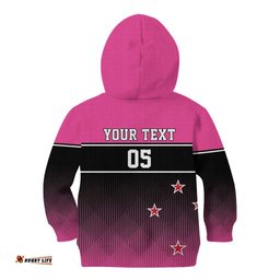 Custom New Zealand Women Cricket Kid Hoodie Pink Simple Style LT05