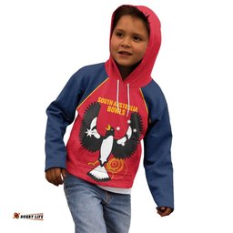 Custom South Australia Bowls Kid Hoodie Go Champions SA Piping Shrike LT14