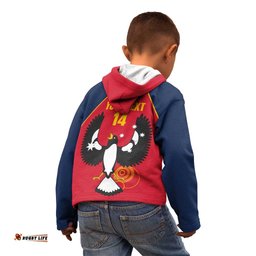 Custom South Australia Bowls Kid Hoodie Go Champions SA Piping Shrike LT14