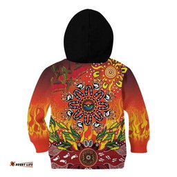NAIDOC Week 2026 Kid Hoodie 50 Years of Deadly Aboriginal Dot Art LT9