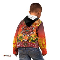 NAIDOC Week 2026 Kid Hoodie 50 Years of Deadly Aboriginal Dot Art LT9