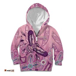 NAIDOC Week - 50 Years Deadly Kid Hoodie Pastel Wings LT7