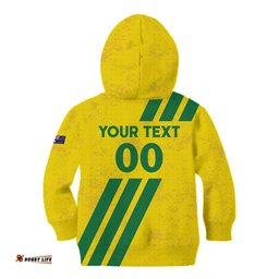 Custom Soccer 2026 Australia Kid Hoodie Socceroos Go Glory LT01