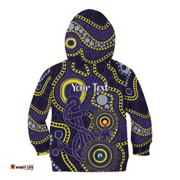 Dockers NAIDOC Week 2026 Personalised Kid Hoodie 50 Years of Deadly Aboriginal Art LT14