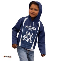 Custom Victoria Cricket Kid Hoodie Go Champions - Sporty Style LT14