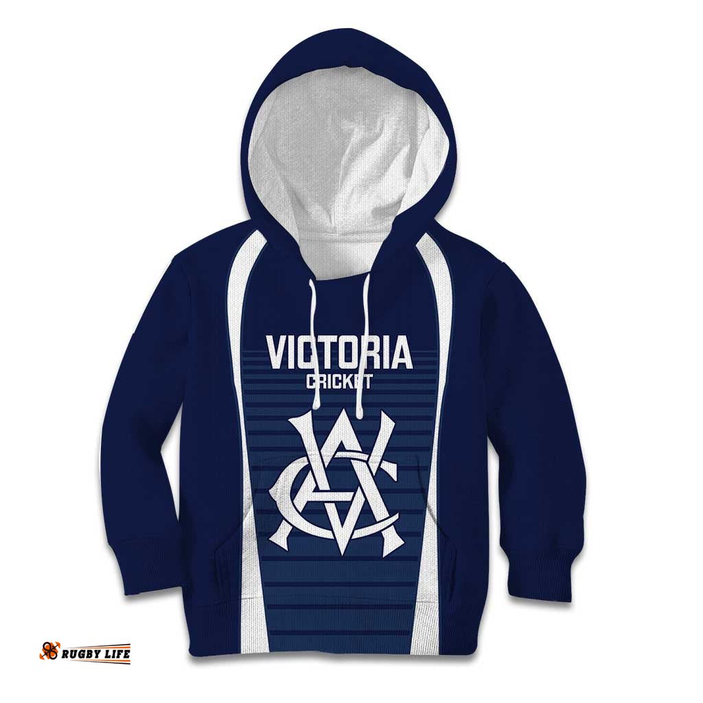 Custom Victoria Cricket Kid Hoodie Go Champions - Sporty Style LT14