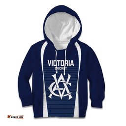Custom Victoria Cricket Kid Hoodie Go Champions - Sporty Style LT14
