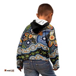NAIDOC Deadly 50 Years Kid Hoodie Aboriginal and Torres Strait Islander LT9
