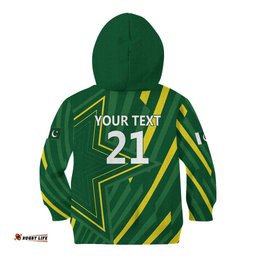 Pakistan Cricket Custom Kid Hoodie Shaheen Falcon Go Champions LT9