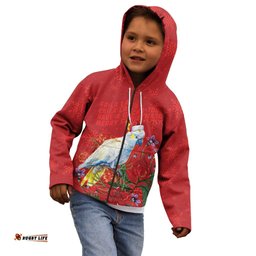 Merry Cocka-mas Kid Hoodie Australia Christmas Red Art LT9