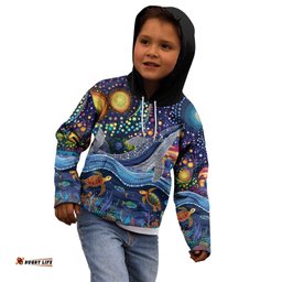 Heal Country Heal Our Nation Aboriginal Dreamtime Kid Hoodie LT9