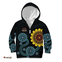 NAIDOC 50 Years of Deadly Kid Hoodie Sun Aboriginal Dot Art LT19