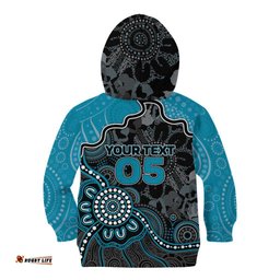 Custom Power Football Kid Hoodie Aboriginal Dot Art Pattern DT05