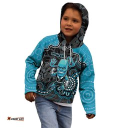 Custom Power Football Kid Hoodie Aboriginal Dot Art Pattern DT05