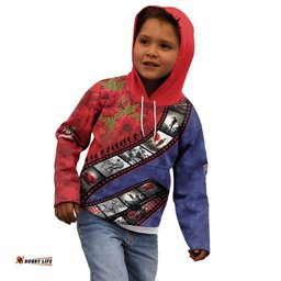 Personalised ANZAC Spirit 1915-2026 Filmstrip Tribute Kid Hoodie Lest We Forget 25 April LT9