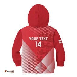 Custom England Cricket Kid Hoodie Go Champions Sporty Style LT14