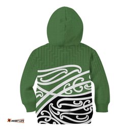 Green Fern New Zealand Kowhai Ngutukak Kid Hoodie LT9