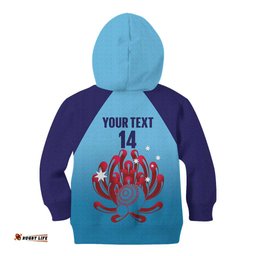 Custom New South Wales Bowls Australia Kid Hoodie Go Champions NSW Waratah LT14