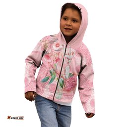 Personalized Pink Galah Fight for Hope and Healing Kid Hoodie Australias Breast Cancer Awareness LT9