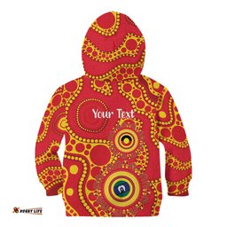 Suns NAIDOC Week 2026 Personalised Kid Hoodie 50 Years of Deadly Aboriginal Art LT14