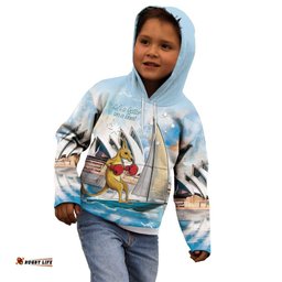 Personalised Australia Sailing Kid Hoodie Life Is Better On A Boat LT14