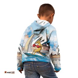 Personalised Australia Sailing Kid Hoodie Life Is Better On A Boat LT14