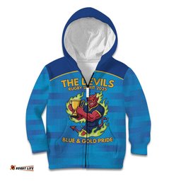 Pride of Norths Rugby Spirit Custom Kid Hoodie Queensland Grand Final Edition 2025 LT9