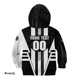 Personalized Collingwood Magpies Kid Hoodie Modern Geometric Sports Graphic Style TS04